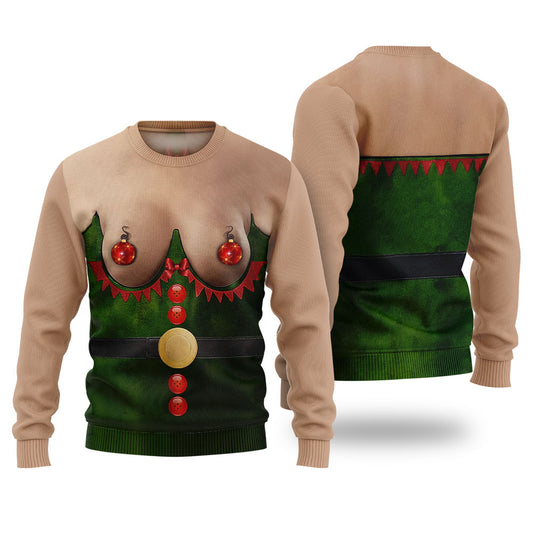 Inappropriate Naughty Ugly Christmas Sweater