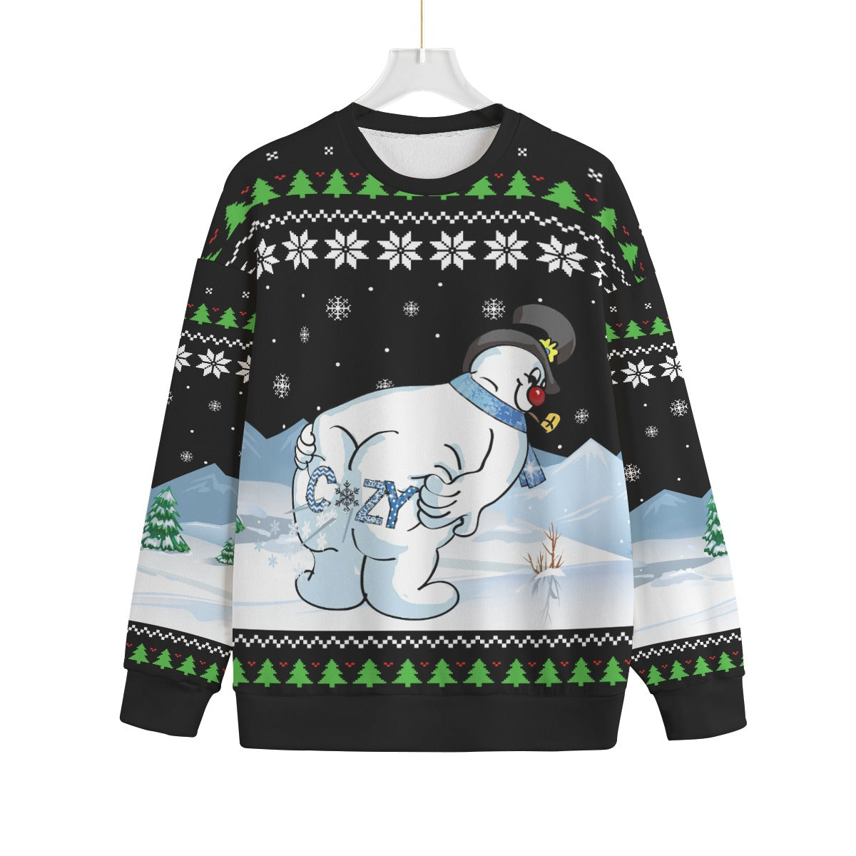 Inappropriate Snowman Men Big And Tall Christmas Sweater