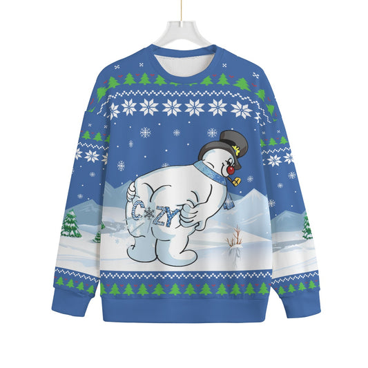 Inappropriate Snowman Men Big And Tall Christmas Sweater