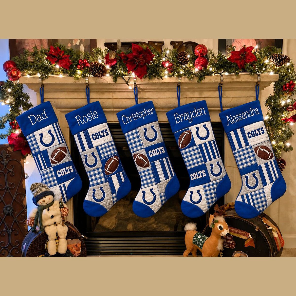 All Football Teams Team-Inspired Holiday Christmas Stocking for Football Fans - 5To9Vibe