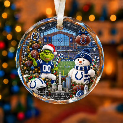 All Football Teams Christmas Vibe Snow Glass Ornament With Gift Box Trending - 5to9vibe