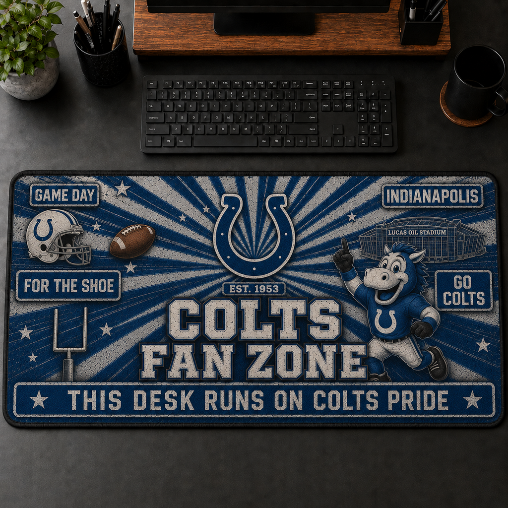 All Football Teams Fans Zone Desk Mat Mouse Pad Plus Size Trending - 5to9vibe