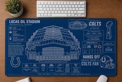 All Football Stadium BluePrint Desk Mat Mouse Pad Plus Size Trending - 5to9vibe