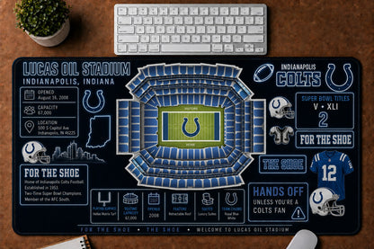 All Football Stadium Infographic Desk Mat Mouse Pad Plus Size Trending - 5to9vibe