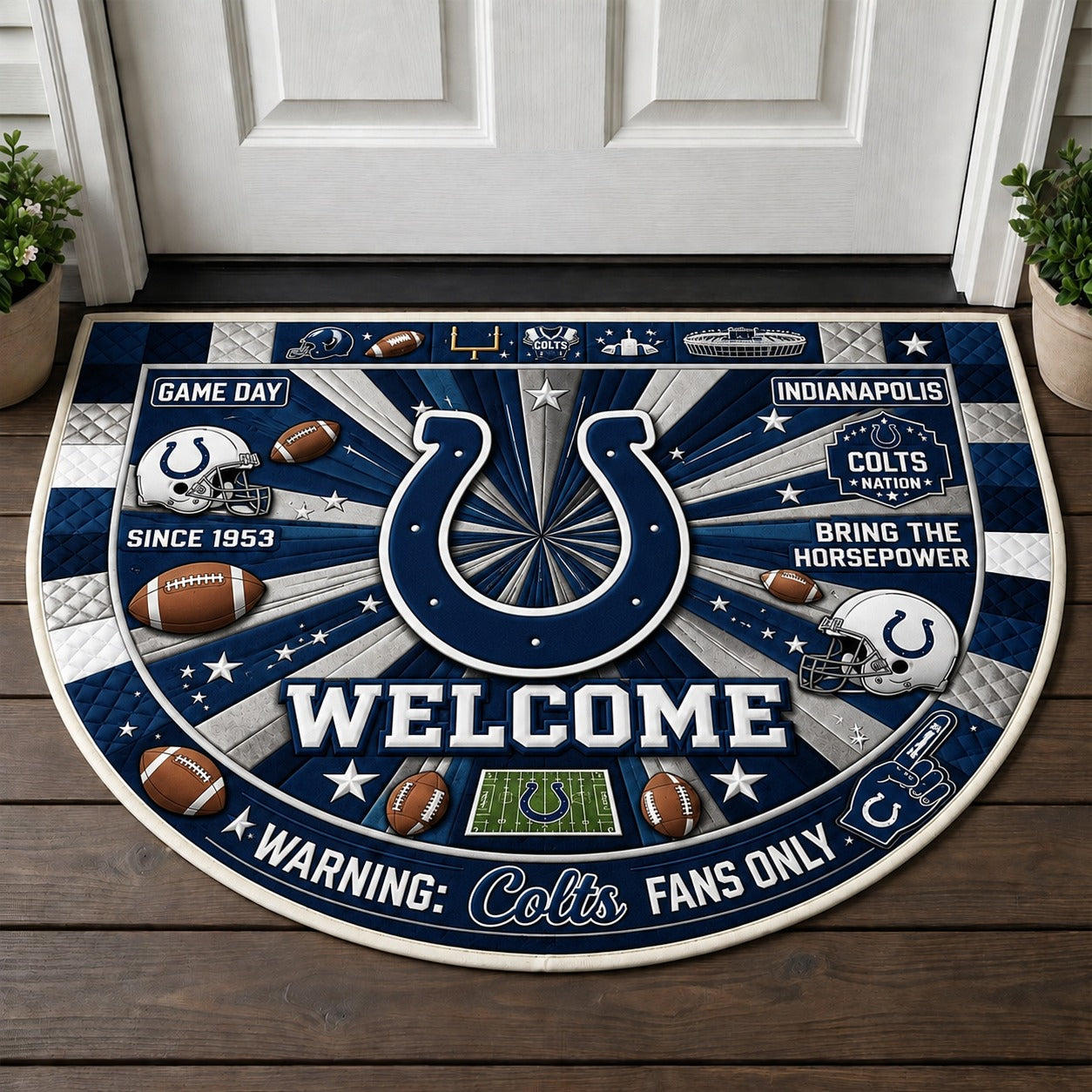 Alfombra personalizada de bienvenida premium de equipo de la MLB – Felpudo de béisbol personalizado