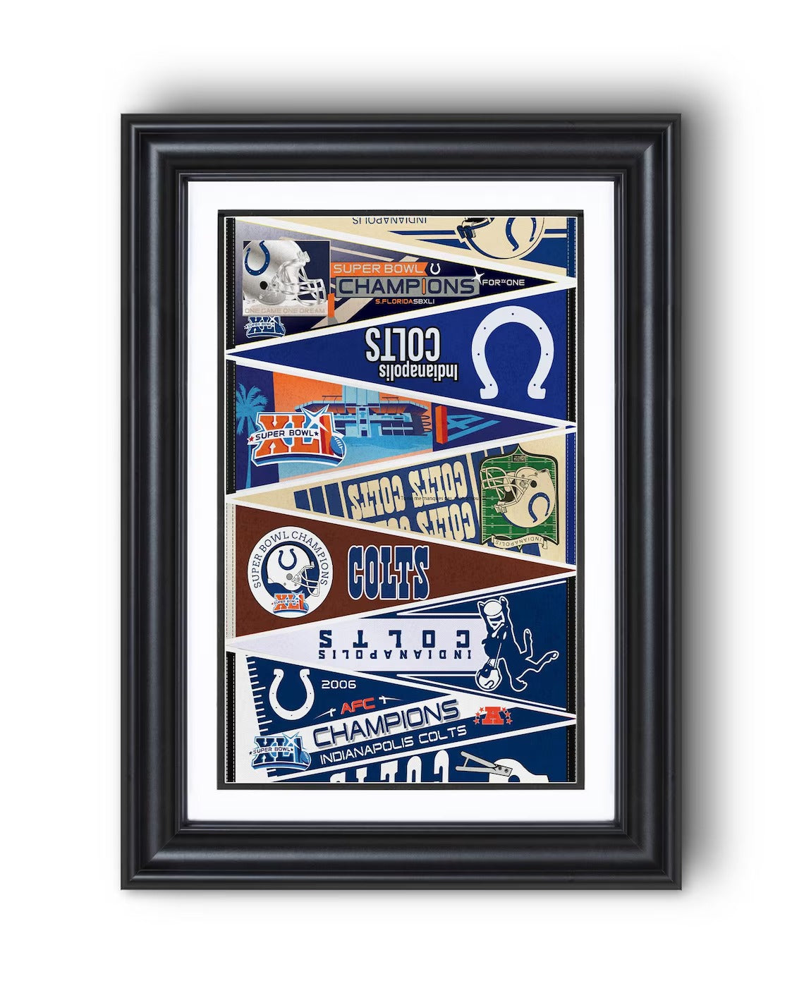 All Football Teams Vintage Anniversary For Fans No Frame Vertical Poster - 5to9vibe