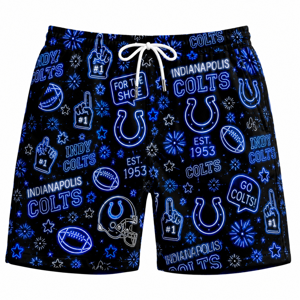 All Football Teams Neon Vibe Summer Button-Up Unisex Hawaiian Shirt For Men and Women-Hawaiian Shirt-5TO9VIBE
