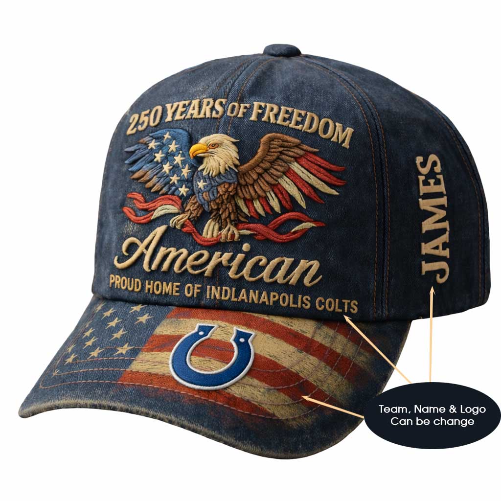 250th Anniversary USA Hat Vintage Eagle 250 Year American Anniversary Patriotic Unisex Baseball Cap