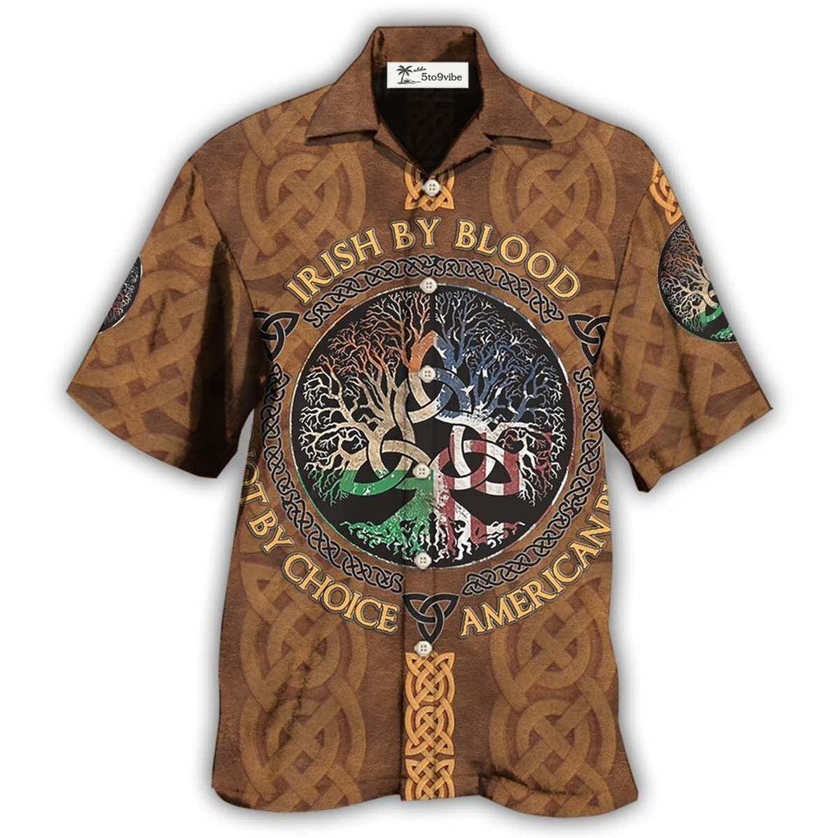Hawaiian Shirt / Adults / S Irish By Blood Leather - Hawaiian Shirt 