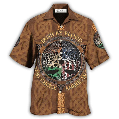 Hawaiian Shirt / Adults / S Irish By Blood Leather - Hawaiian Shirt 
