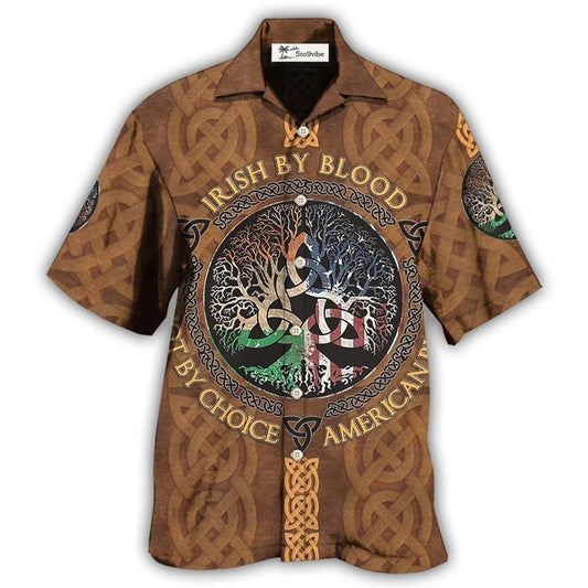 Hawaiian Shirt / Adults / S Irish By Blood Leather - Hawaiian Shirt 