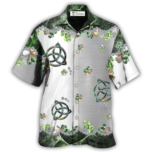 Hawaiian Shirt / Adults / S Irish Clover Metal - Hawaiian Shirt 