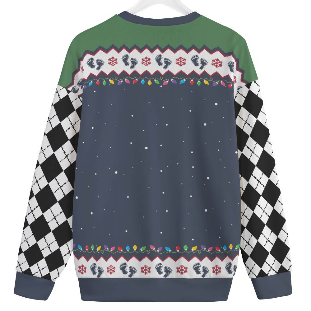 Is This Jolly Enough Bigfoot Big And Tall Ugly Christmas Sweater