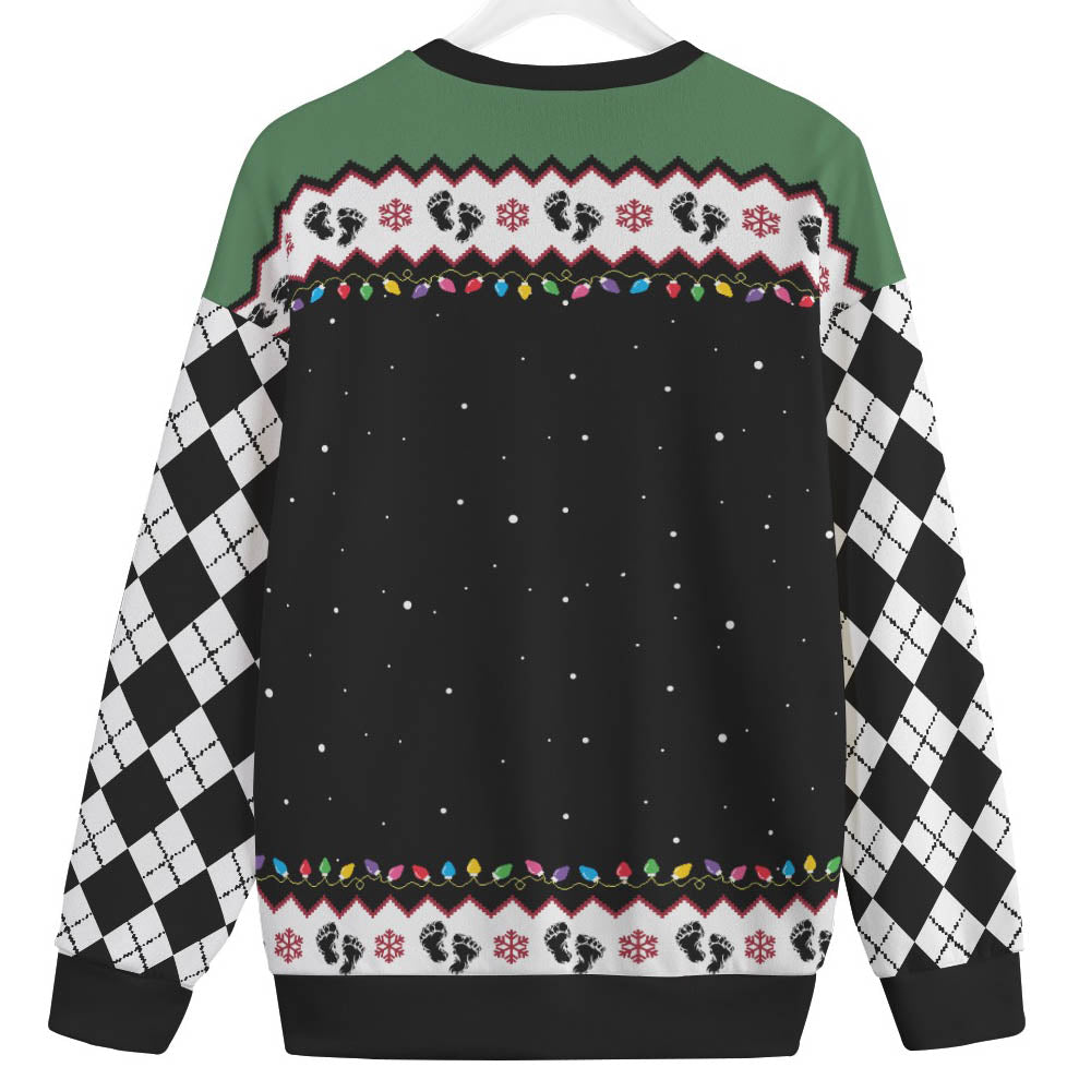 Is This Jolly Enough Bigfoot Big And Tall Ugly Christmas Sweater