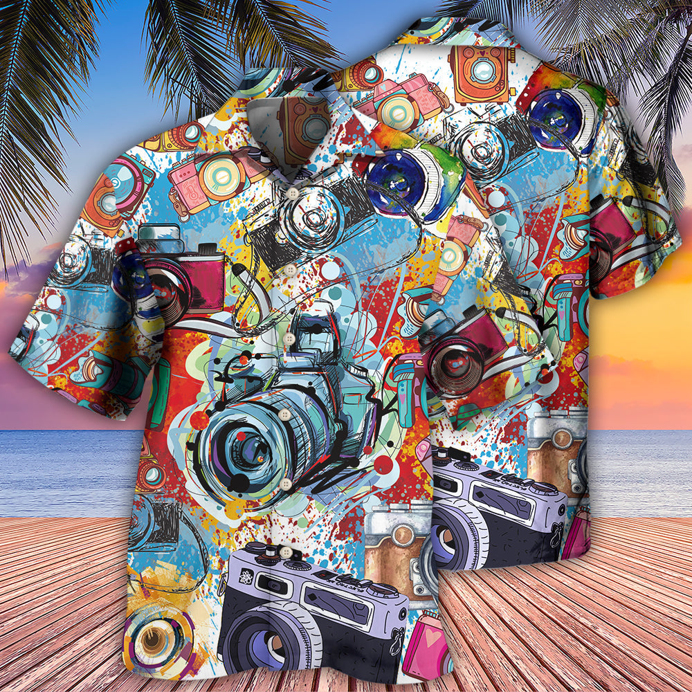 Camera It's A World Of Cameras - Hawaiian Shirt 