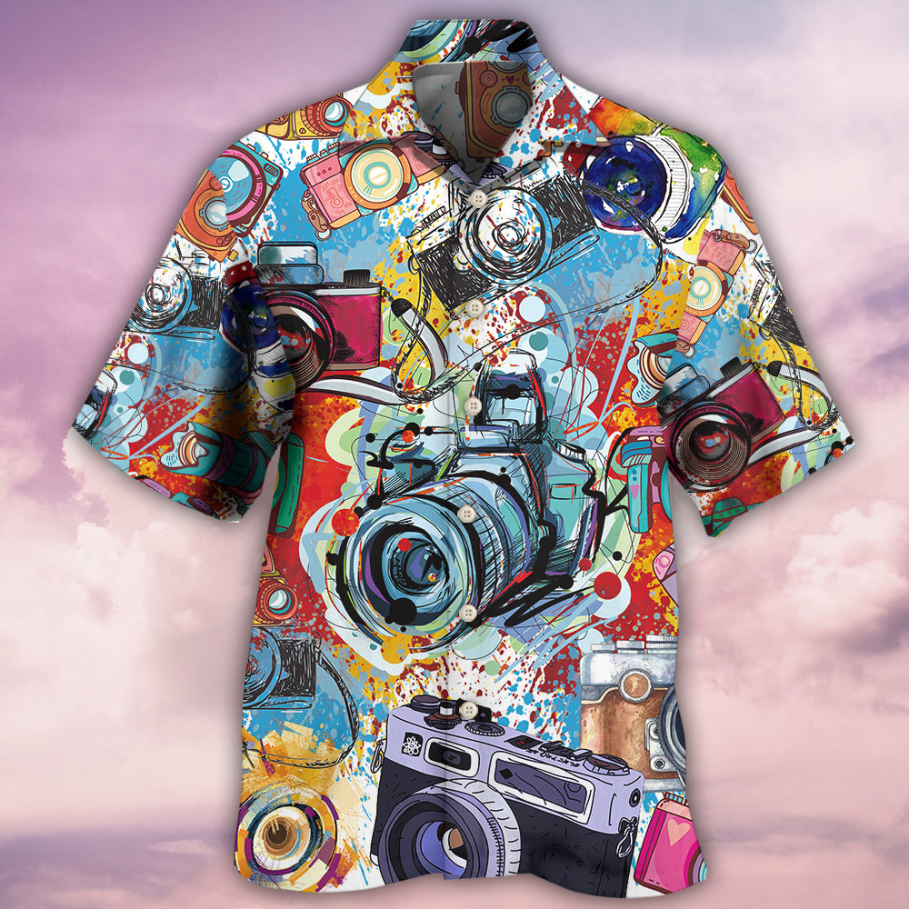 Camera It's A World Of Cameras - Hawaiian Shirt 