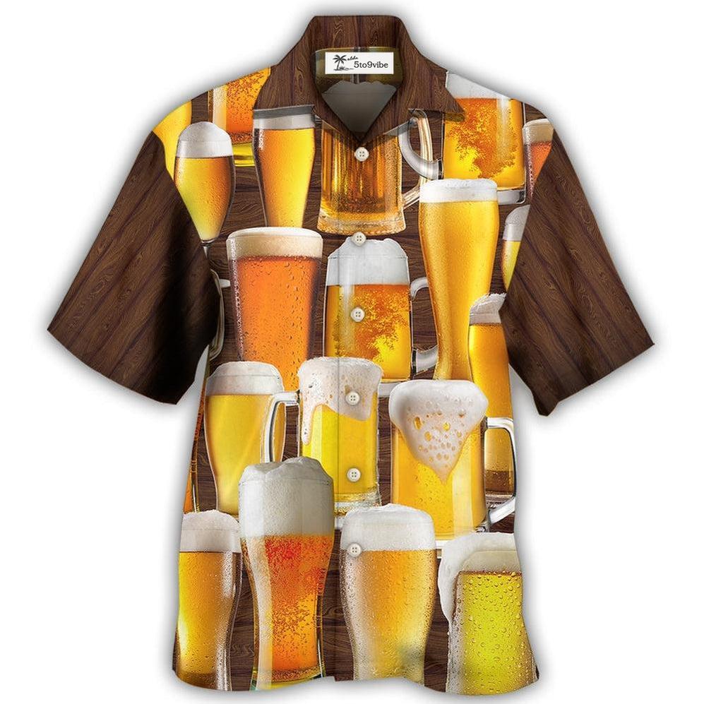 Hawaiian Shirt / Adults / S Beer It's Time For Beer - Hawaiian Shirt 