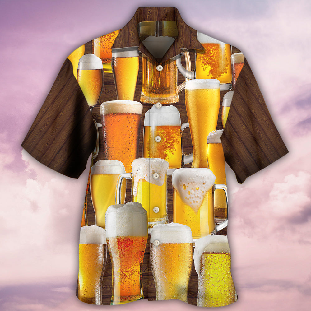 Beer It's Time For Beer - Hawaiian Shirt 