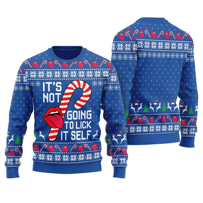 It's Not Going To Lick Itself Ugly Christmas Sweater