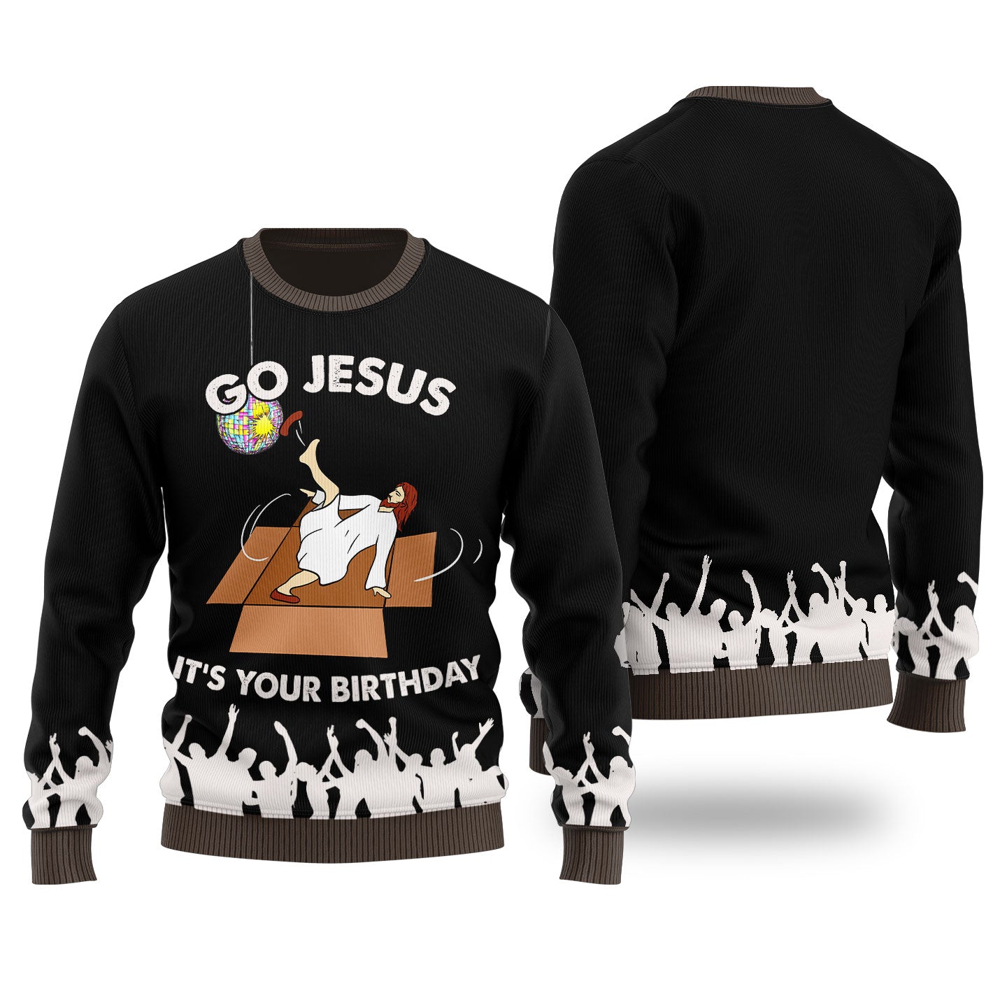 Its Your Birthday Jesus Men's Ugly Christmas Sweater