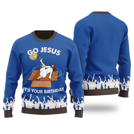 Its Your Birthday Jesus Women's Ugly Christmas Sweater