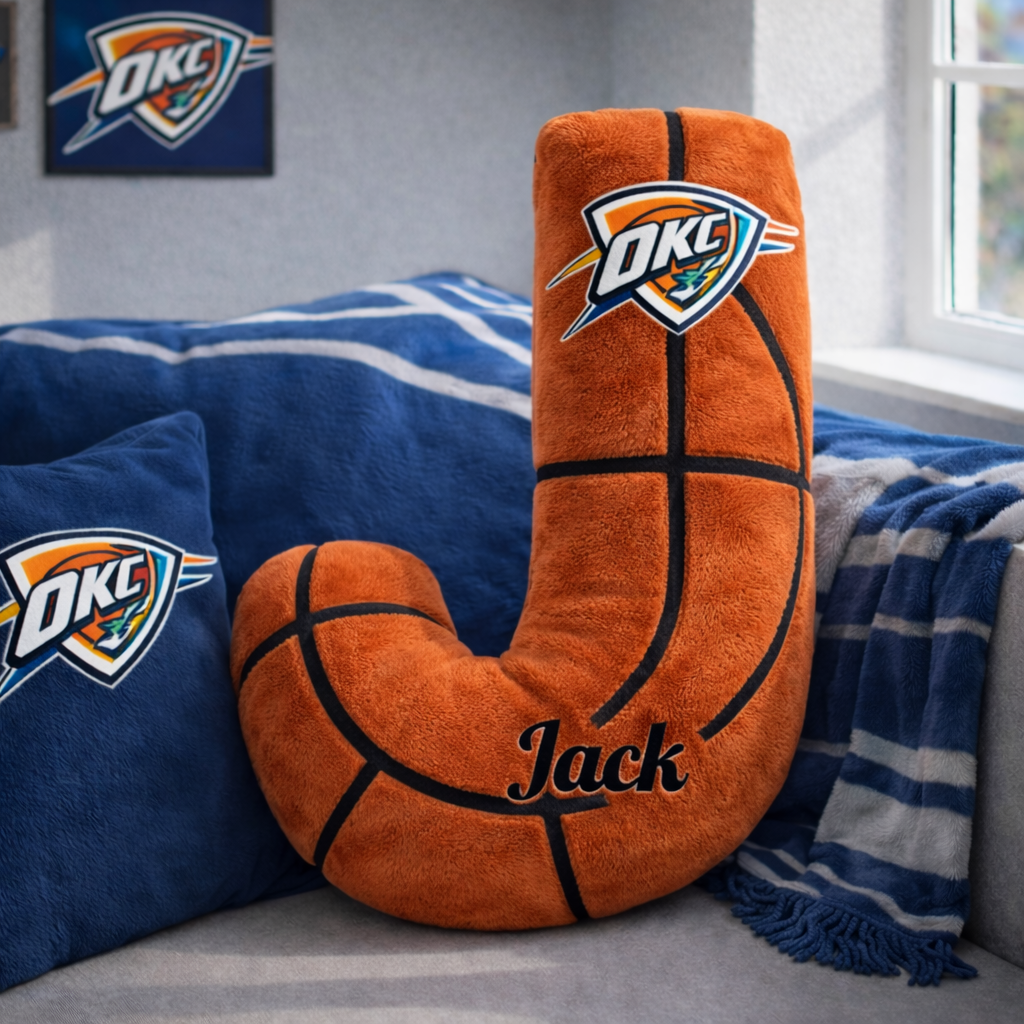 Basketball Pillow Custom Name and Logo All Teams Irregular-Shaped Pillow Custom