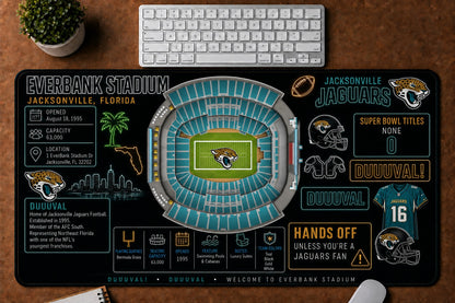All Football Stadium Infographic Desk Mat Mouse Pad Plus Size Trending - 5to9vibe