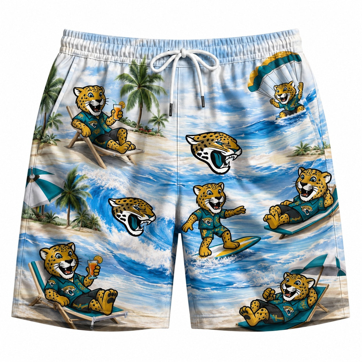 All Football Teams Mascot Beach Viber Unisex Hawaiian Shirt For Men & Women