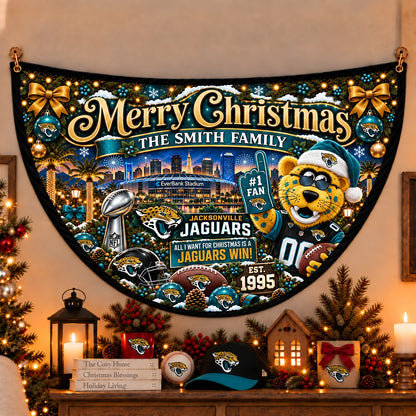 All Football Teams Personalized Christmas Night Bunting Flag - 5to9vibe