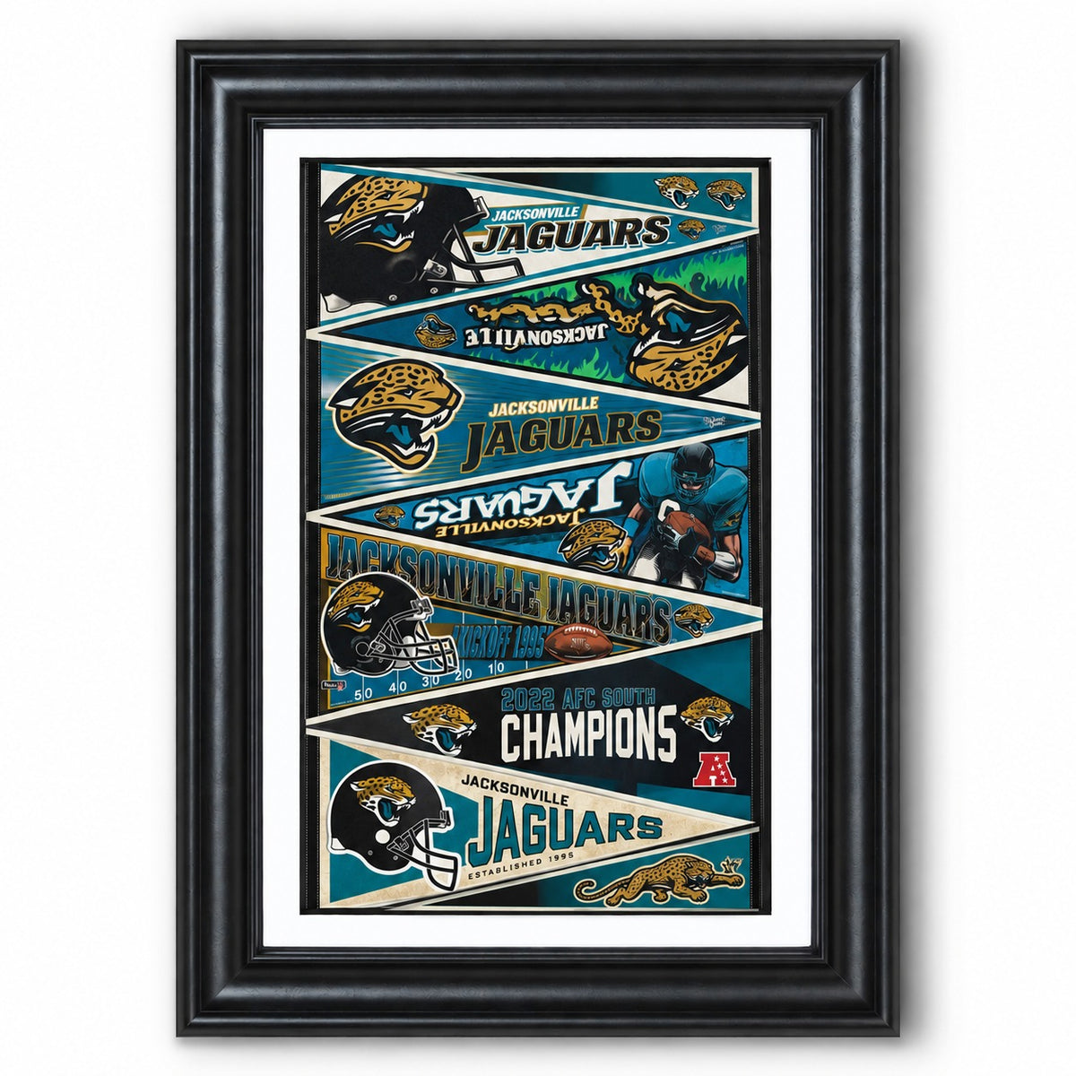 All Football Teams Vintage Anniversary For Fans No Frame Vertical Poster - 5to9vibe