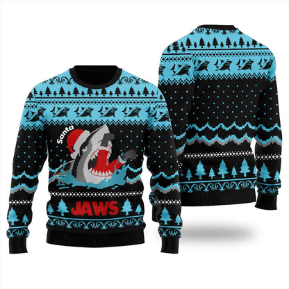 Jaws Film Woolen Men's Ugly Christmas Sweater