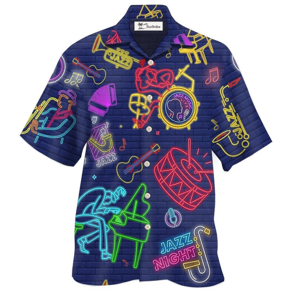 Hawaiian Shirt / Adults / S Jazz Music Is A Journey Jazz Is Getting Lost - Hawaiian Shirt 