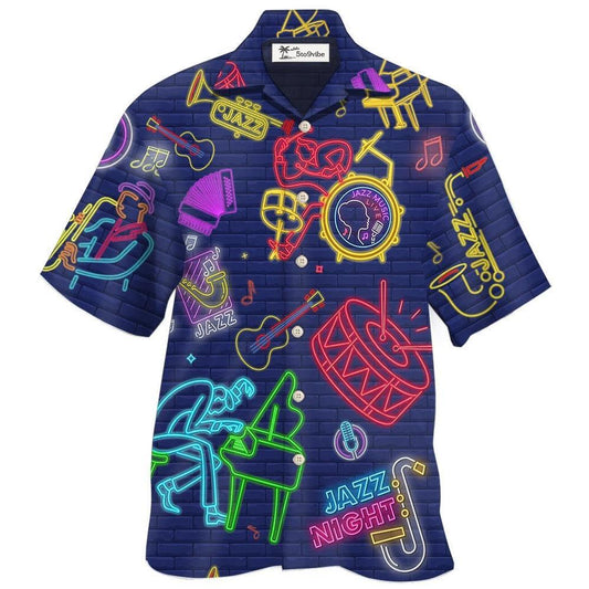 Hawaiian Shirt / Adults / S Jazz Music Is A Journey Jazz Is Getting Lost - Hawaiian Shirt 
