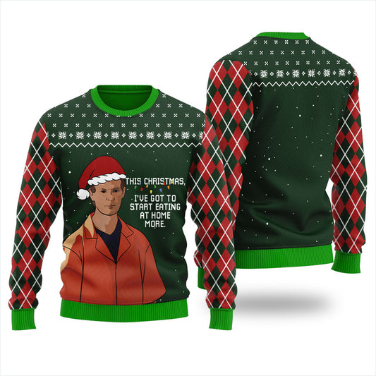 Jeffrey Dahmer Funny Sayings Ugly Christmas Sweater