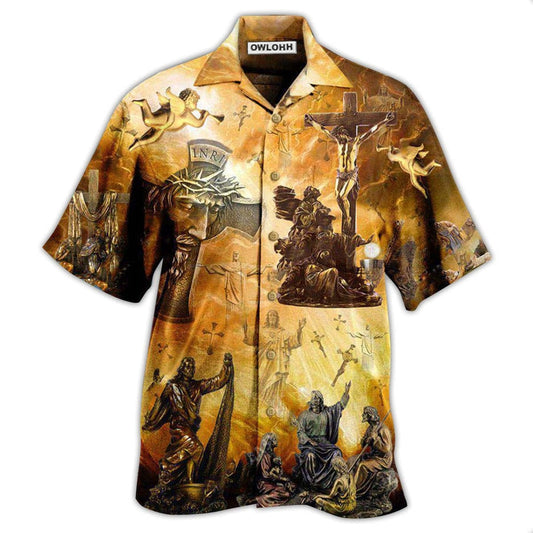 Hawaiian Shirt / Adults / S Jesus Is My Savior - Hawaiian Shirt 