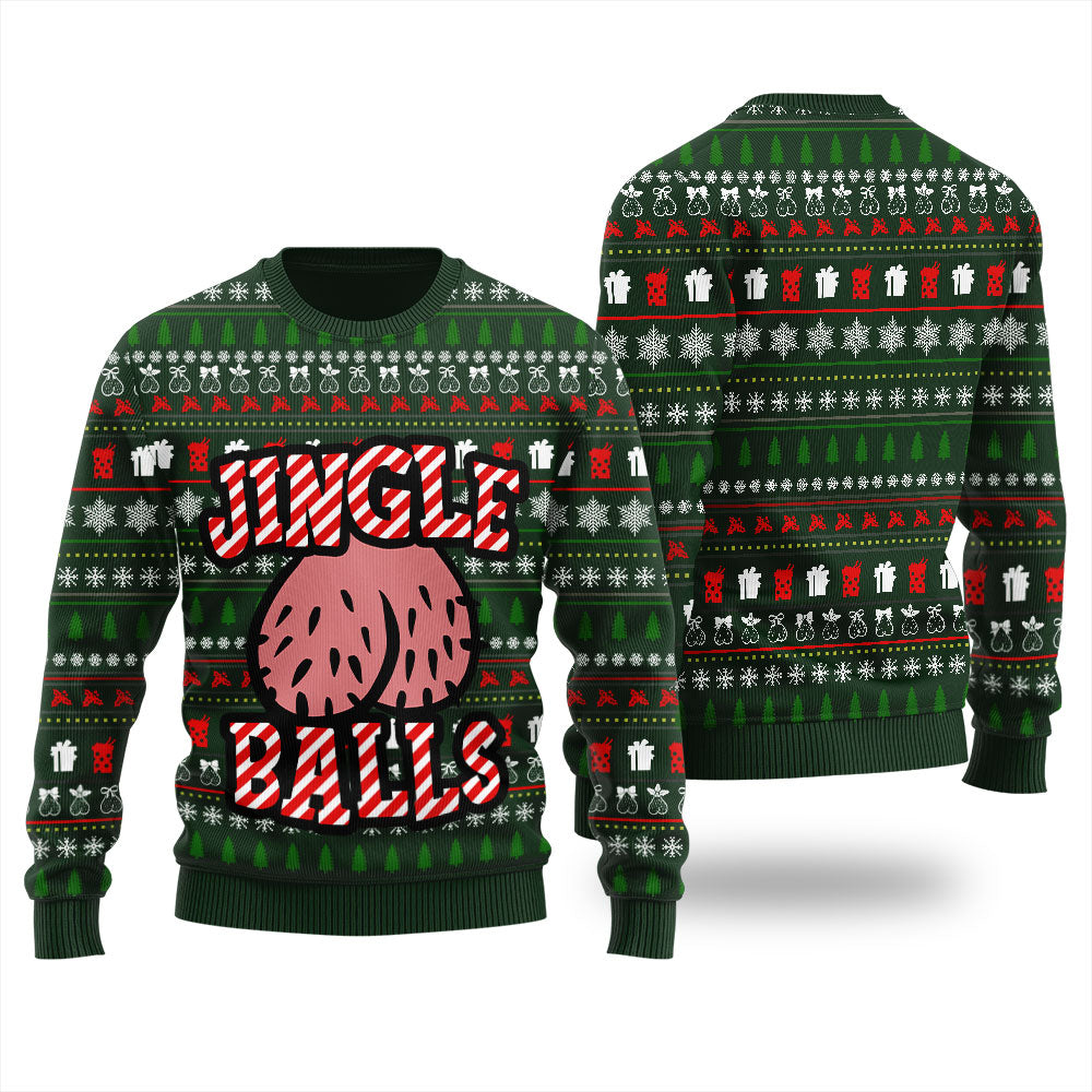 Jingle Balls Christmas Sweater Men