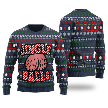 Jingle Balls Christmas Sweater Men