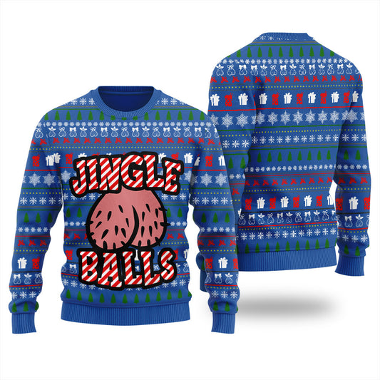 Jingle Balls Christmas Sweater Men