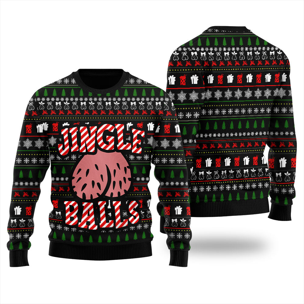 Jingle Balls Christmas Sweater Men