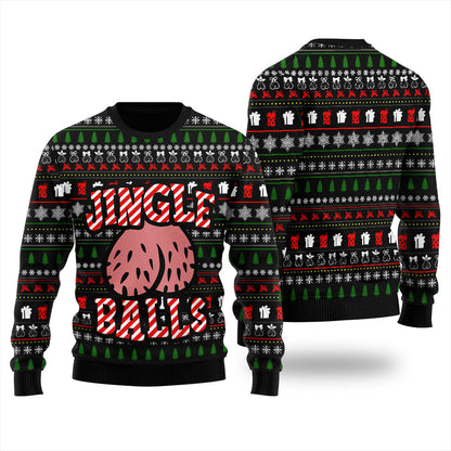 Jingle Balls Christmas Ugly Sweater Womens