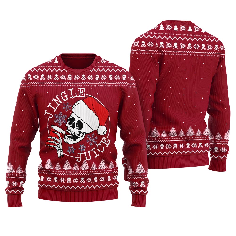 Jingle Juice Mens Ugly Christmas Sweater
