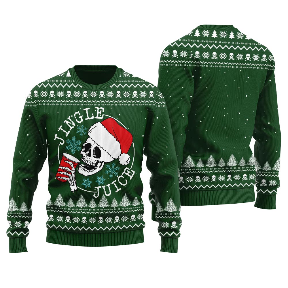 Jingle Juice Mens Ugly Christmas Sweater