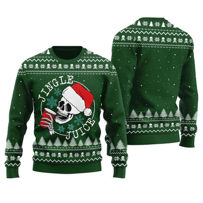 Jingle Juice Mens Ugly Christmas Sweater