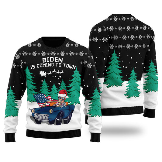 Joe Biden Ugly Christmas Sweater For Women