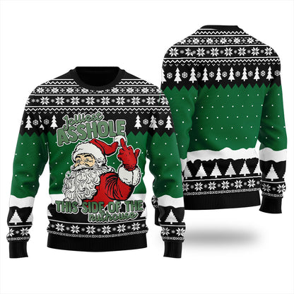 Jolliest Bunch This Side of the Nuthouse Men's Ugly Sweater