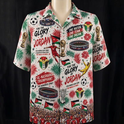 All Teams World Cup Champion Football Soccer Unisex Button-Up Hawaiian Shirt For Men & Women