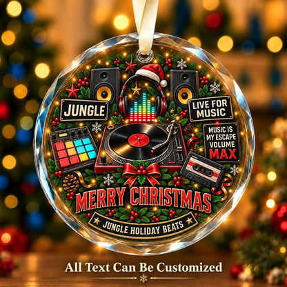 Jungle Personalized Glass Ornament | 5To9Vibe