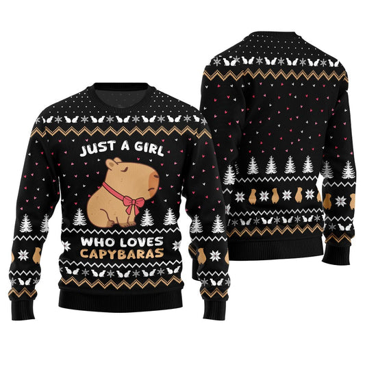 Just A Girl Capy Ugly Sweater