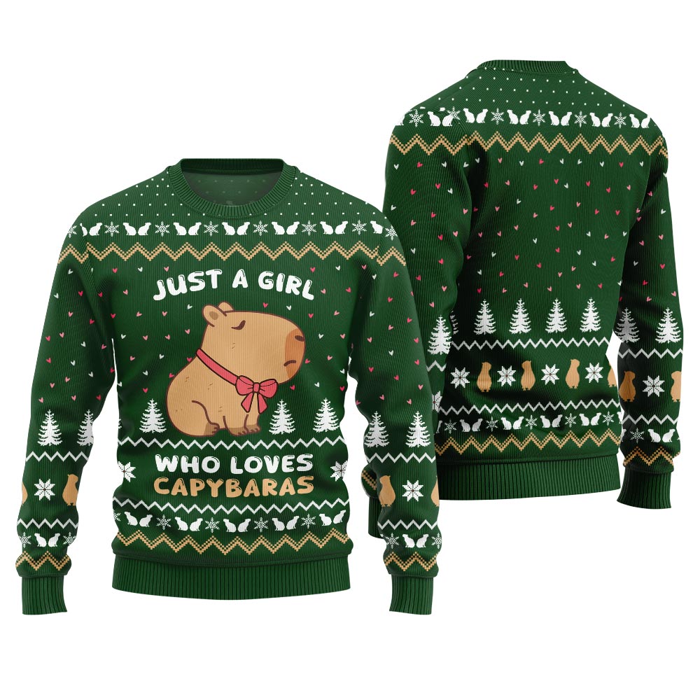 Just A Girl Capy Ugly Sweater