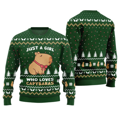 Just A Girl Capy Ugly Sweater